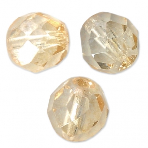 Cuentas facetadas 8 mm Luster Topaz Gold x20