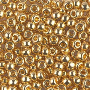 Rocalla Miyuki 6/0 196 - 24kt Gold Plated  x5g