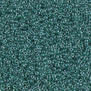 Rocalla Miyuki 15/0 217 - Forest Green Lined Crystal x8g