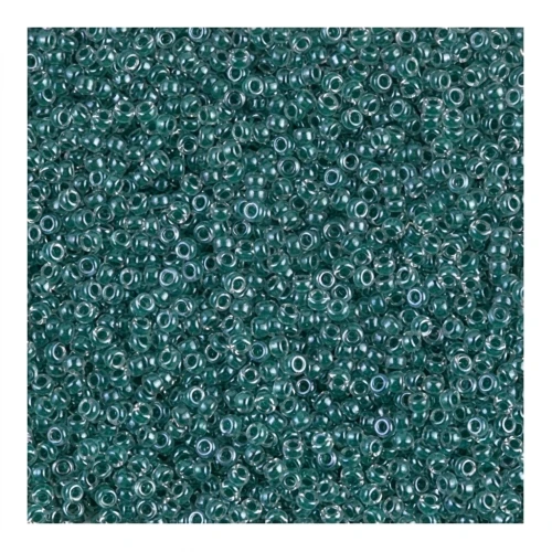 Rocalla Miyuki 15/0 217 - Forest Green Lined Crystal x8g