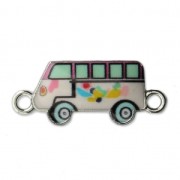 Entrepieza autobus resina epoxi 2 anillas 25 mm plateado x1