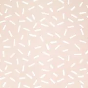 Tela de algodón - Hygge - Raies - Poudre/Blanco x10cm