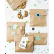 Bolsa de papel DIY Yey - 120x185 mm - Let's party - Kraft x24