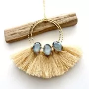 Anillas De Montaje y tejido redondo 45 mm fabricación Europea plateado