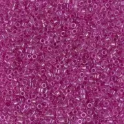 Miyuki Delica 11/0 DB0074 - Fuchsia Lined Crystal AB