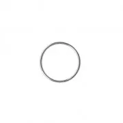 Anillas De Montaje y tejido redondo 20 mm fabricación Europea plateado