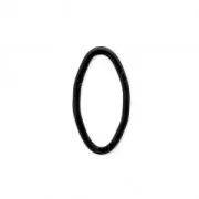Anilla para montaje y tejido ovalado 13x7 mm Negro x1