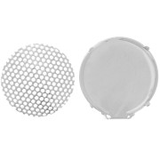 Pendientes clips regadera 21 mm plateado x2