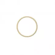 Anillas De Montaje y tejido redondo 22 mm dorado mate x1