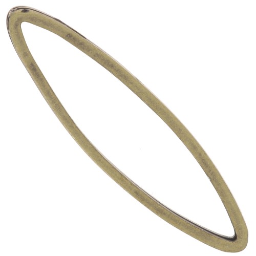 Entrepieza oval 29x8 mm - Bronce x6