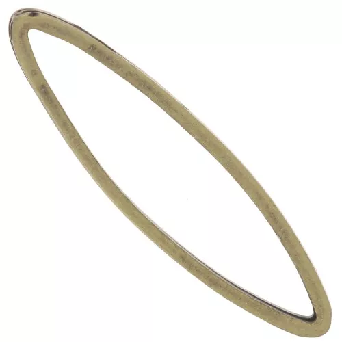 Entrepieza oval 29x8 mm - Bronce x6