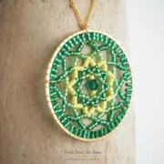 Colgante / Anilla de montaje y de tejido redondo 29x25 mm Chapado Plateado envejecido x1