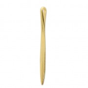 Colgante punta étnica 38x4 mm Dorado con oro fino x1