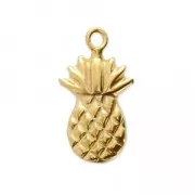 Dije fino estampado Piña 12.5x7 mm de Gold filled x1