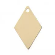 Dije rombo 23.5x15 mm de Gold Filled x1