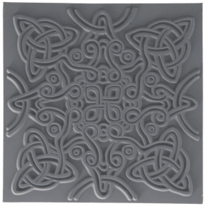 Placa de textura para arcilla polimérica 9 cm Celtic Knot