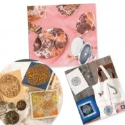 Placa de textura para arcilla polimérica 9 cm Celtic Knot