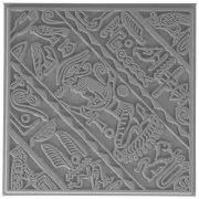 Placa de textura Efco para arcilla polimérica 9 cm Egypt