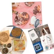 Placa de textura Efco para arcilla polimérica 9 cm Egypt