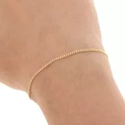 Brazalete con Eslabones de Cadena 1.5 mm de Gold Filled x 50 cm