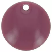 lila - Dijes redondos de metal y resina epoxi 10 mm Llilas x10 Dijes redondos de metal y resina epoxi 10 mm Llilas x10