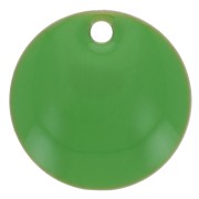 Dijes redondos de metal y resina epoxi 10 mm  Verde x10|raw }}