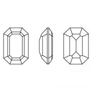 Cabuchón PureCrystal 4610 Rectangular 14x10 mm Tanzanite