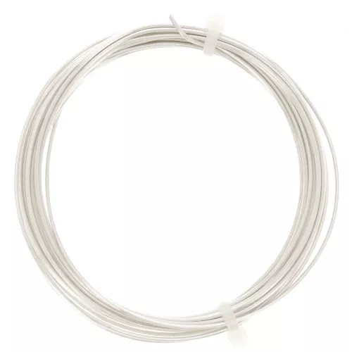 Hilo de cobre para hacer piezas de Joyería y bisutería 1 mm Plateado x4m