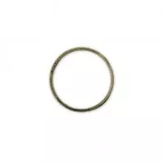 Anilla De Montaje y tejido redondo 22 mm bronce x1