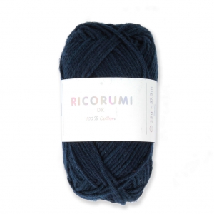 Algodón Ricorumi par Rico Design para Amigurumi Bleu Azul Oscuro 036 x 25g
