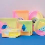 Pastillas de jabón de glicerina 100 % Vegan par Rico Design transparente x500g