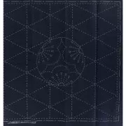 Retales de tela para bordado Sashiko - 31x31 cm - Navy Motif de l'ume