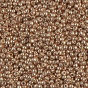 Perlas Rocalla Miyuki Duracoat 11/0 4204 - Champagne galvanizado x 100 g
