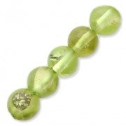 Cuentas Cuentas redondas 4 mm en Gemas Peridoto x20|raw }}