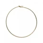 Pendientes de aro diamantadas a personalizar 20 mm x 0.7 mm de Gold filled x2