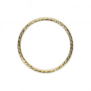 Anilla cerrada diamantado 20 mm de Gold filled x1|raw }}