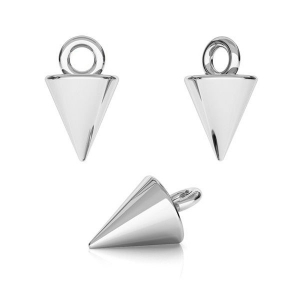 Dije con forma de cono 9x5 mm de Plata 925 x1