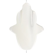 Cuenta mano de Fátima de nácar 16.5x12 mm Natural x1