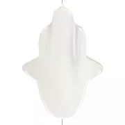 Cuenta mano de Fátima de nácar 16.5x12 mm Natural x1