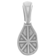 Enganche colgante para pegar 22x9 mm de Acero Inoxydable 316L x1|raw }}