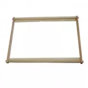Bastidor tambor para bordado de madera Tapiz y Punch Needle - 40x60 cm