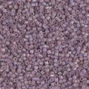 Miyuki Delica 11/0 DB0857 - Mat Transparent Smoky Amethyst AB