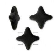 Cuentas abalorios Star Beads by Perles & Co 11x11 mm Jet Mat x30