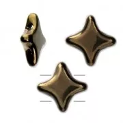 Cuentas abalorios Star Beads by Perles & Co 11x11 mm Gold Bronze x30
