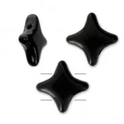 Cuentas abalorios Star Beads by Perles & Co 11x11 mm Jet x30