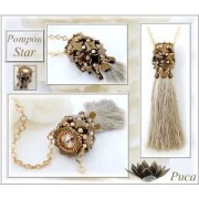 Cuentas abalorios Star Beads by Perles & Co 11x11 mm Labrador x30