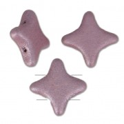 Cuentas abalorios Star Beads by Perles & Co 11x11 mm Dark Plum Metallic Mat x30|raw }}