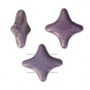 Abalarios Star Beads by Perles & Co 11x11 mm Opaque Luster Amethyst x30