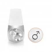 Sellos metálicos ImpressArt - 6 mm - Symbole Garçon x1|raw }}