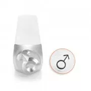 Sellos metálicos ImpressArt - 6 mm - Symbole Garçon x1